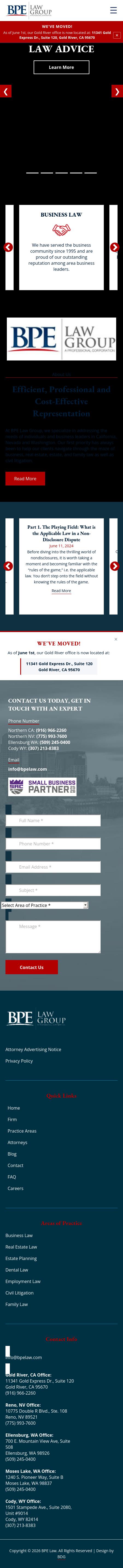 BPE Law Group PC - Fair Oaks CA Lawyers