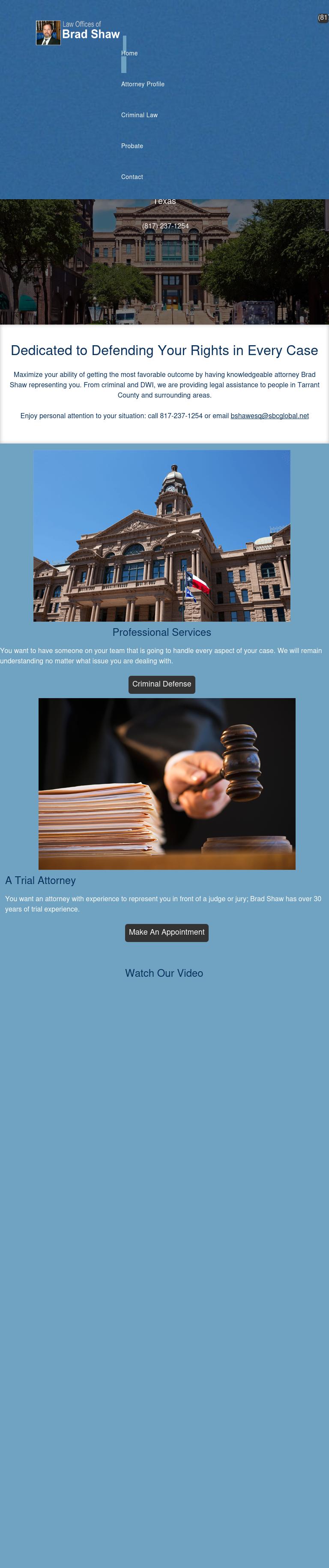 Brad Shaw - Fort Worth TX Lawyers