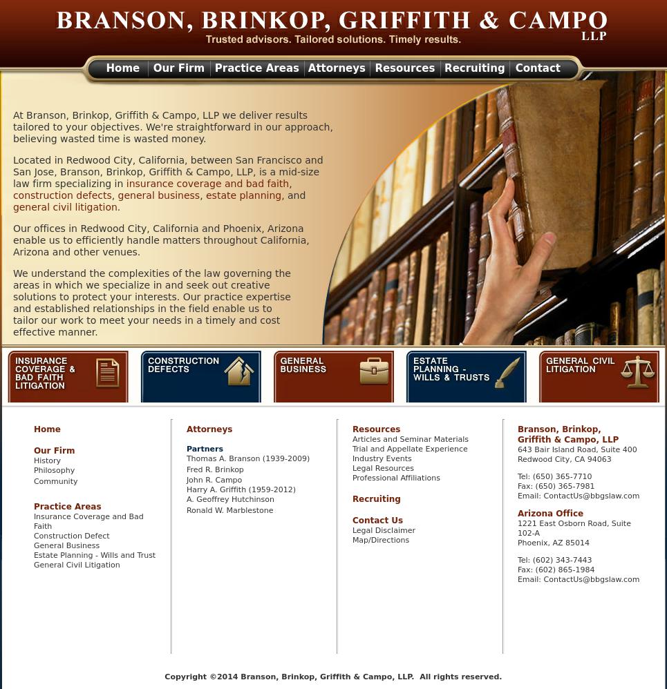 Branson Brinkop Griffith & Campo - Redwood City CA Lawyers