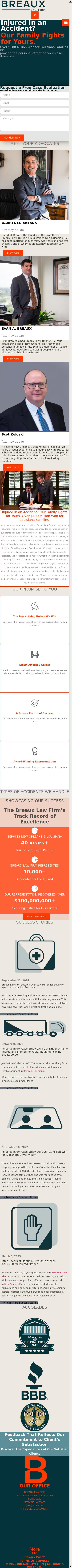 Breaux Law Firm - METAIRIE LA Lawyers