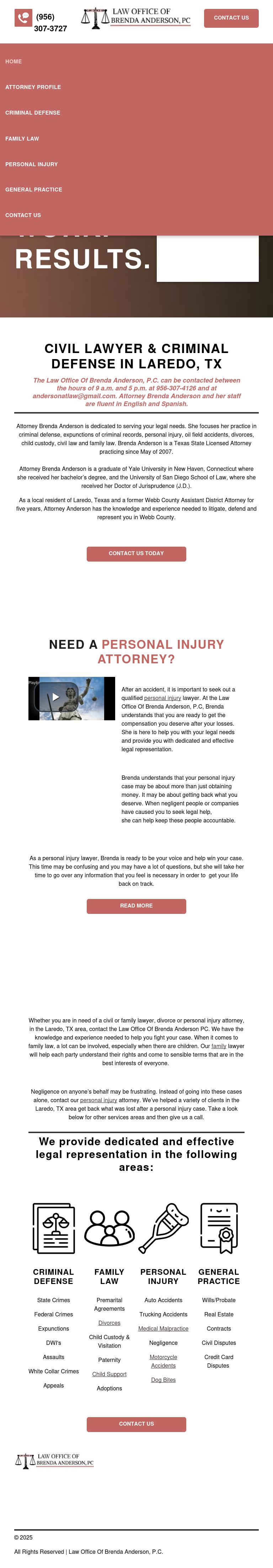 Brenda Anderson, P.C. - Attorney At Law - Laredo TX Lawyers