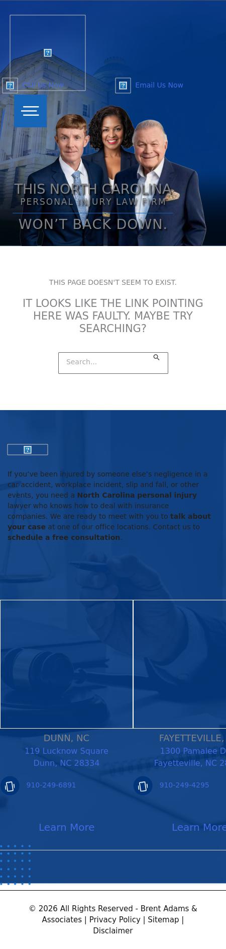 Brent Adams & Associates - Southern Pines NC Lawyers