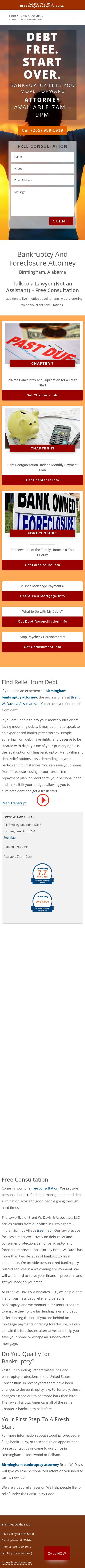 Brent W. Davis & Associates, LLC - Pelham AL Lawyers