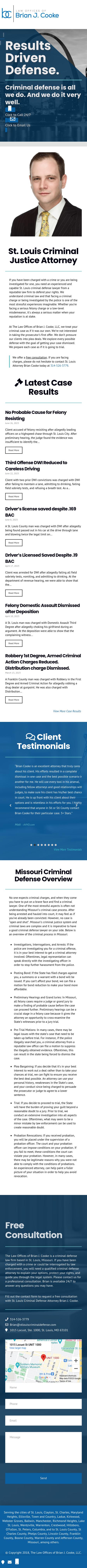 The Law Offices of Brian J. Cooke - St. Louis MO Lawyers