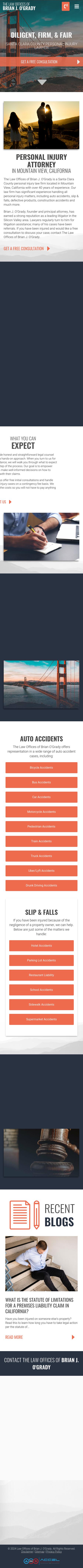Brian J. O'Grady - Mountain View CA Lawyers