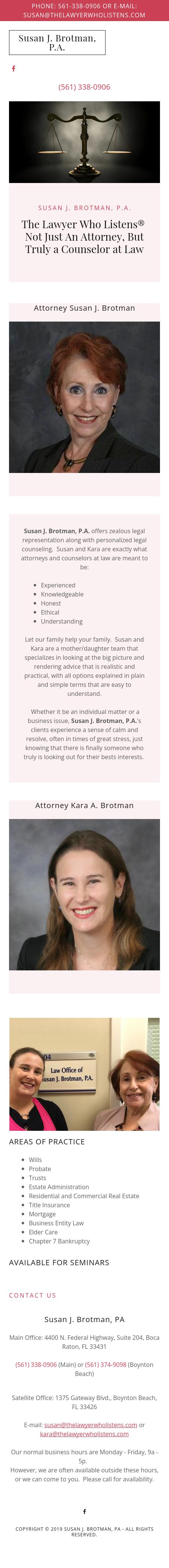 Brotman, Susan J - Boca Raton FL Lawyers