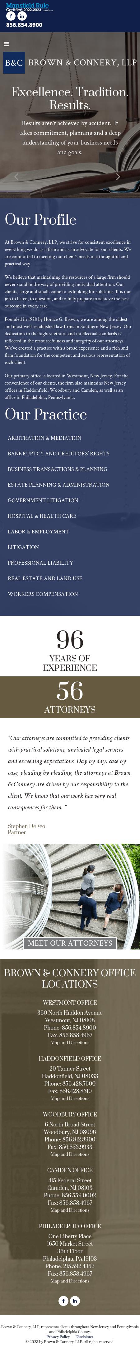 Brown & Connery, LLP - Westmont NJ Lawyers