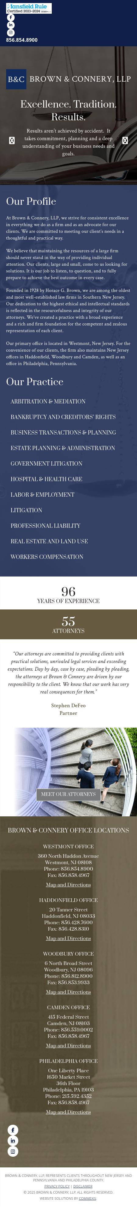 Brown & Connery, LLP - Westmont NJ Lawyers