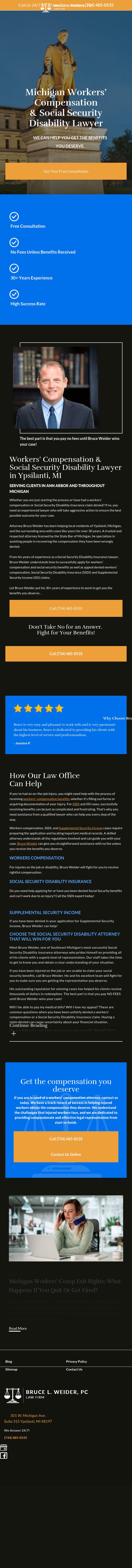 Bruce L. Weider, PC - Ypsilanti MI Lawyers