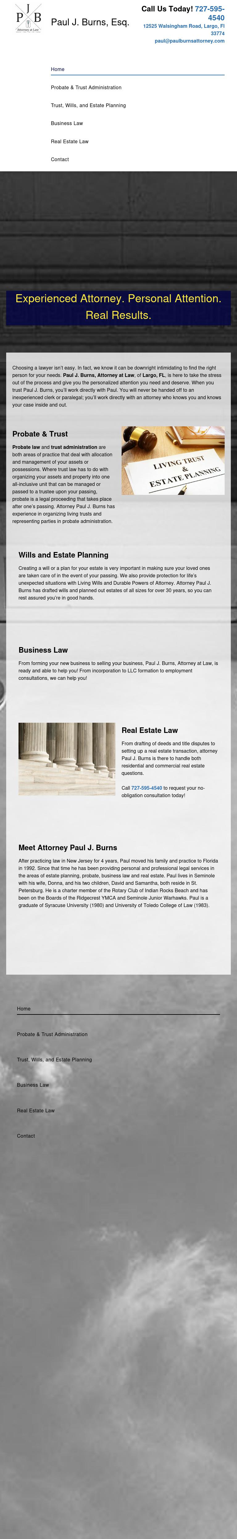 Burns Paul J - Largo FL Lawyers