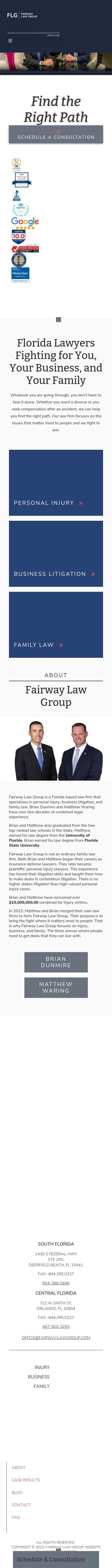 Fairway Law Group - Orlando FL Lawyers