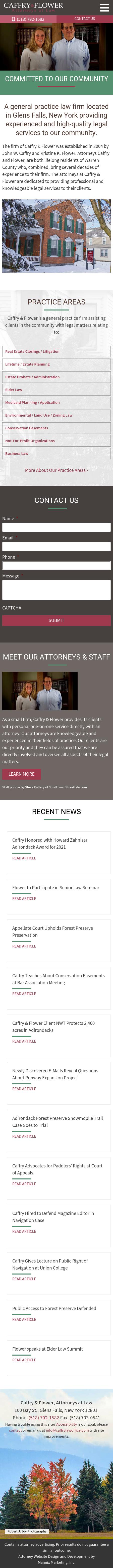 Caffry & Flower - Glens Falls NY Lawyers