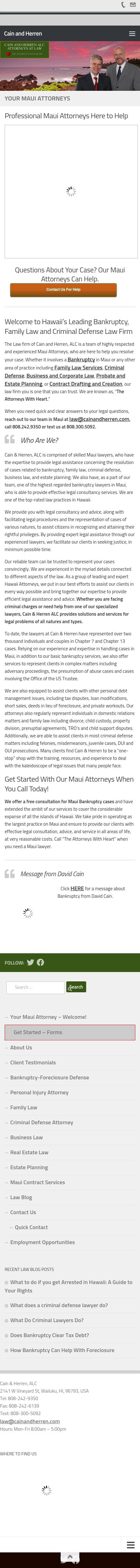 Cain & Herren ALC - Wailuku HI Lawyers