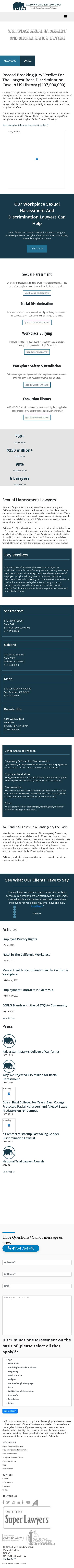 California Civil Rights Law Group - Oakland CA Lawyers