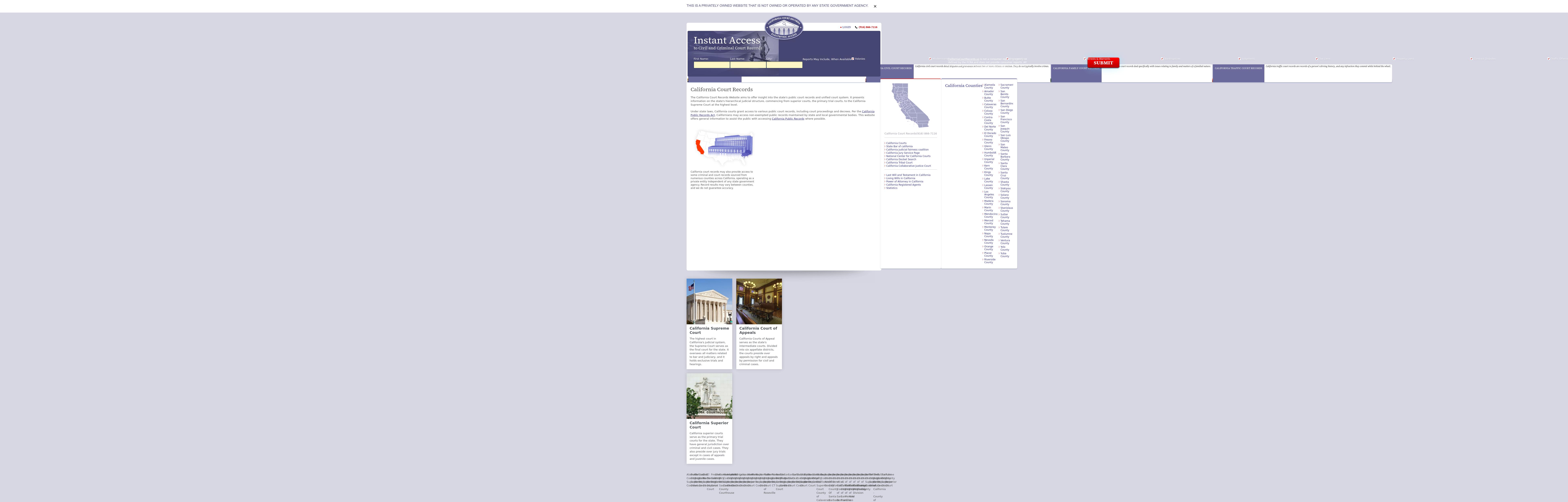 California Court Records - Sacramento CA Lawyers
