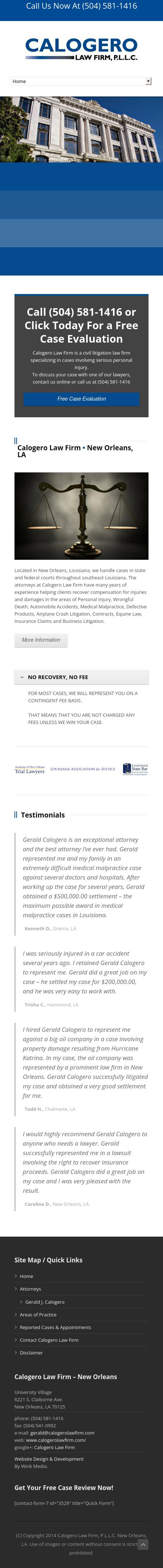 Calogero Law Firm, P.L.L.C. - New Orleans LA Lawyers