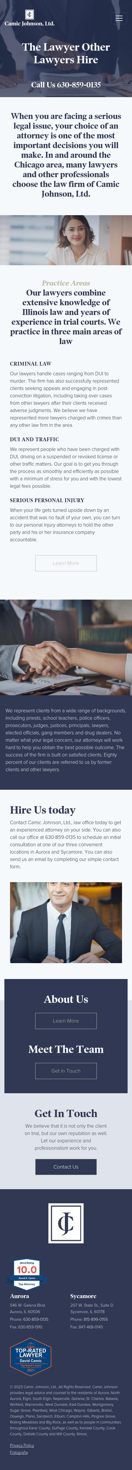 Camic Johnson, Ltd. - Aurora IL Lawyers