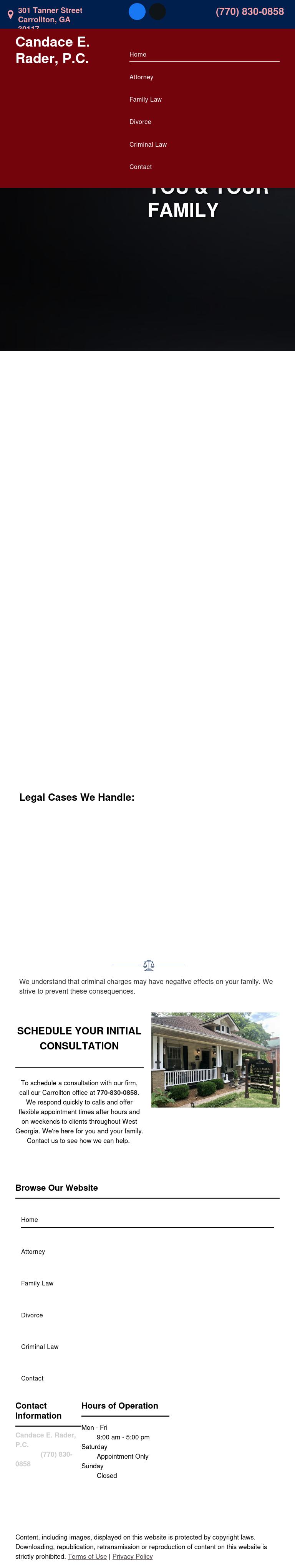 Candace E. Rader, P.C. - Carrollton GA Lawyers