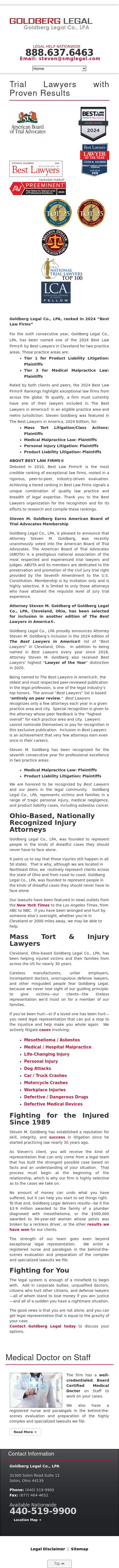The Goldberg Law Firm Co., LPA - Canfield OH Lawyers