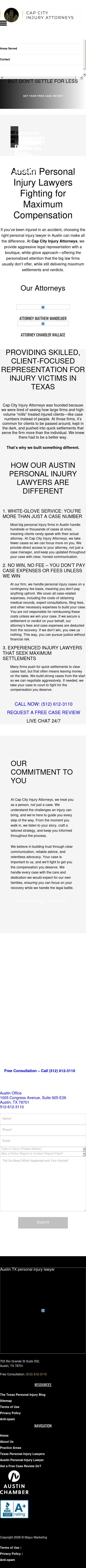 Cap City Injury Attorneys - Austin TX Lawyers