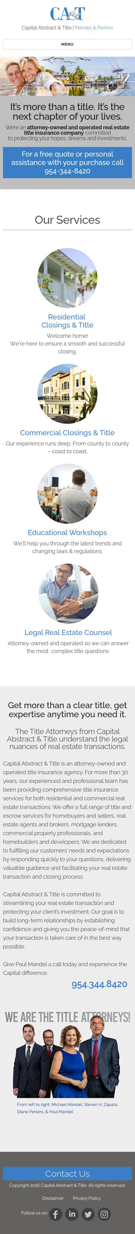 Capital Abstract and Title - Coral Springs FL Lawyers