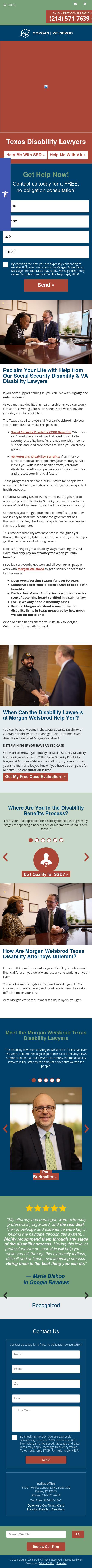 Morgan & Weisbrod LLP - Dallas TX Lawyers