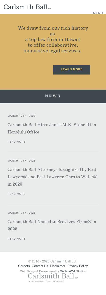 Carlsmith Ball LLP - Honolulu HI Lawyers