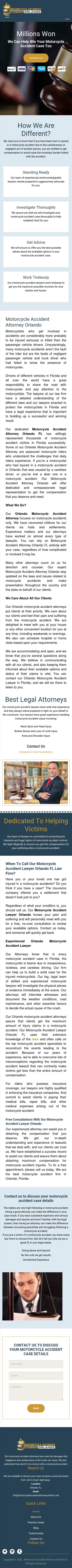 Motorcycle Accident Attorney Orlando - Orlando FL Lawyers