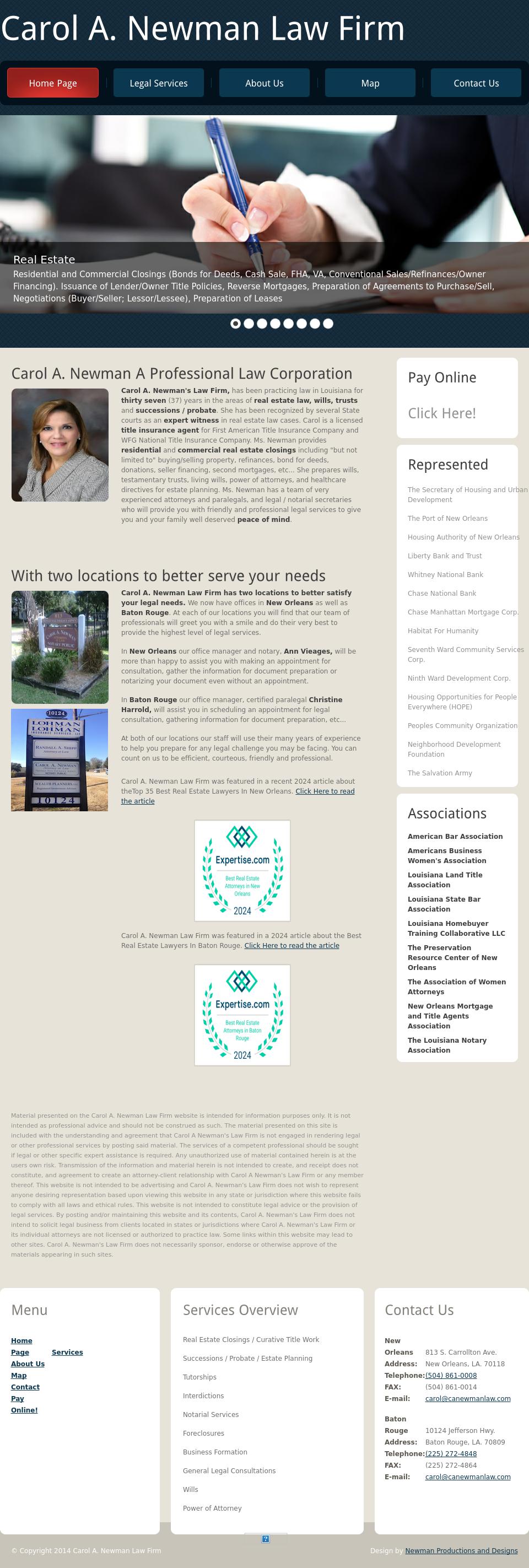 Carol A. Newman, A Professional Law Corporation - New Orleans LA Lawyers
