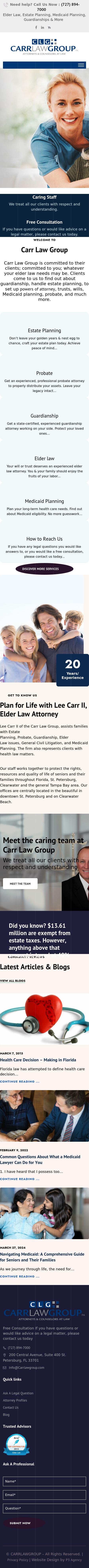 Carr Law Group, PA - St. Petersburg FL Lawyers