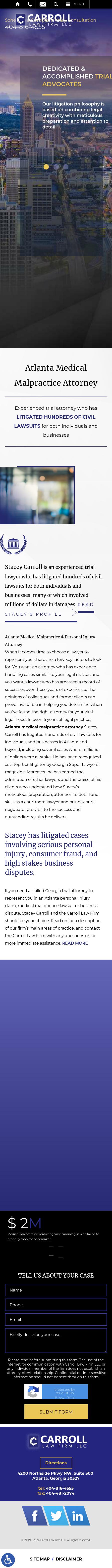 Carroll Law Firm LLC - Atlanta GA Lawyers