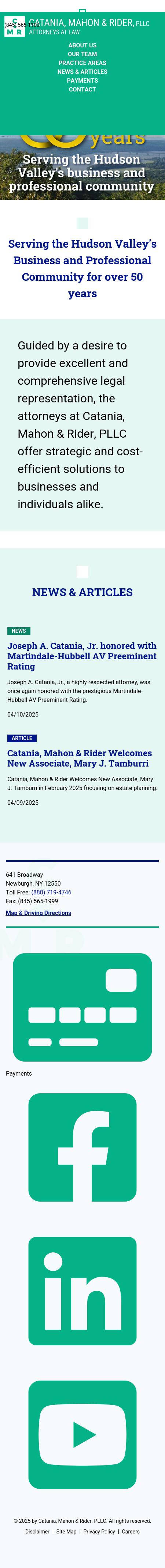 Catania, Mahon, Milligram & Rider, PLLC - Chestnut Ridge NY Lawyers