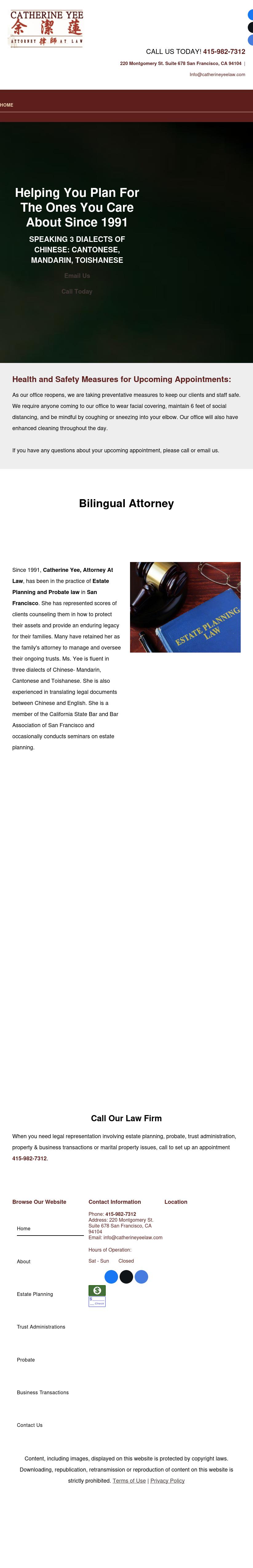 Catherine Yee Attorney At Law - San Francisco CA Lawyers
