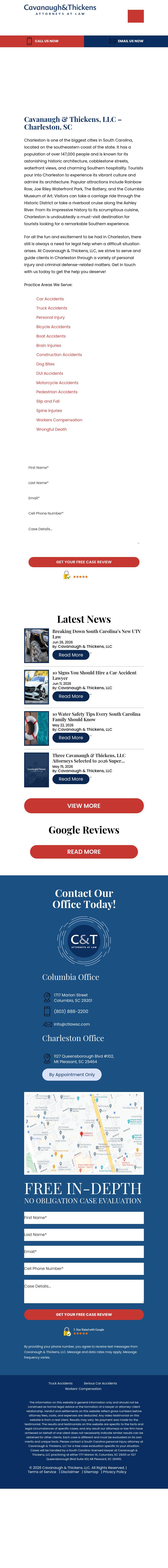 Cavanaugh & Thickens, LLC - Mt. Pleasant SC Lawyers