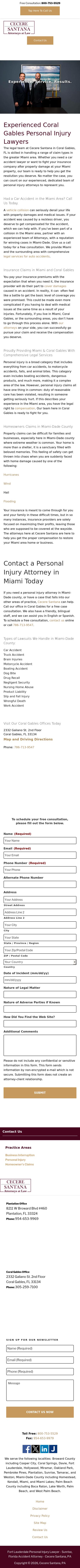 Cecere Santana - Coral Gables FL Lawyers