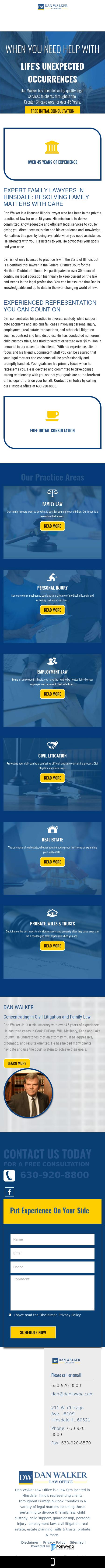 Dan Walker Law Office - Hinsdale IL Lawyers