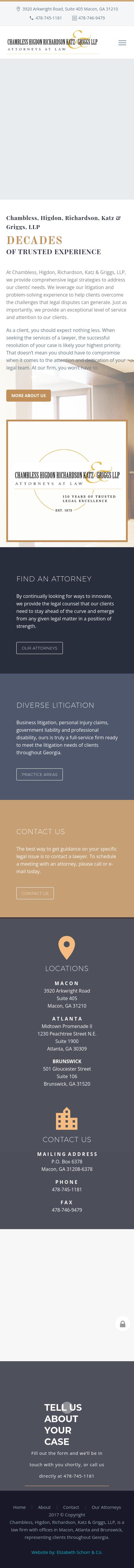 Chambless, Higdon, Richardson, Katz & Griggs, LLP - Atlanta GA Lawyers