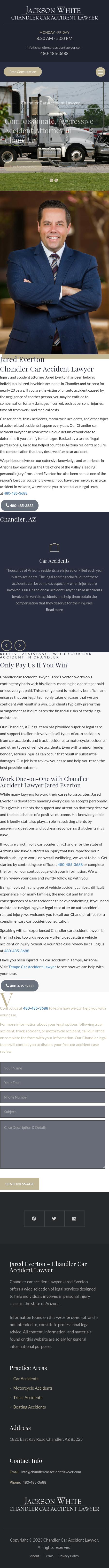 Chandler Car Accident Lawyer - Chandler AZ Lawyers