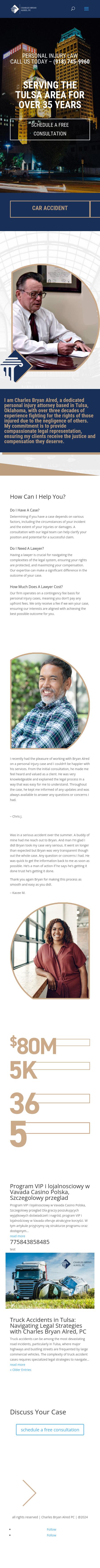 Charles Bryan Alred, PC - Tulsa OK Lawyers