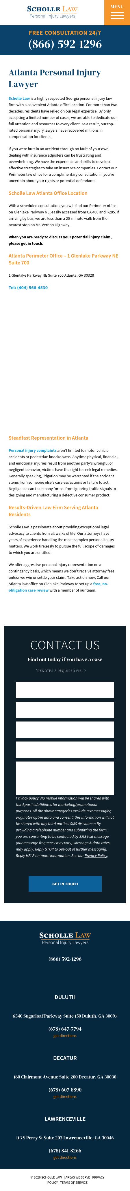 Scholle Law Car & Truck Accident Attorneys - Atlanta GA Lawyers