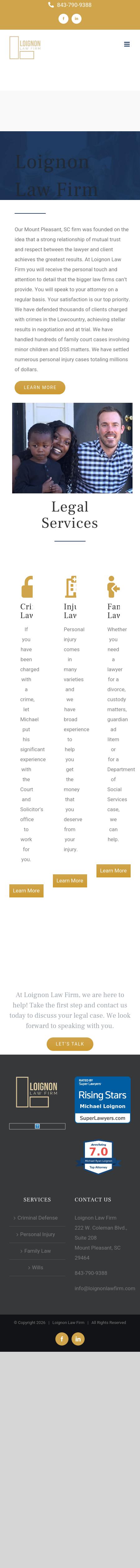 Loignon Law Firm - Mount Pleasant SC Lawyers