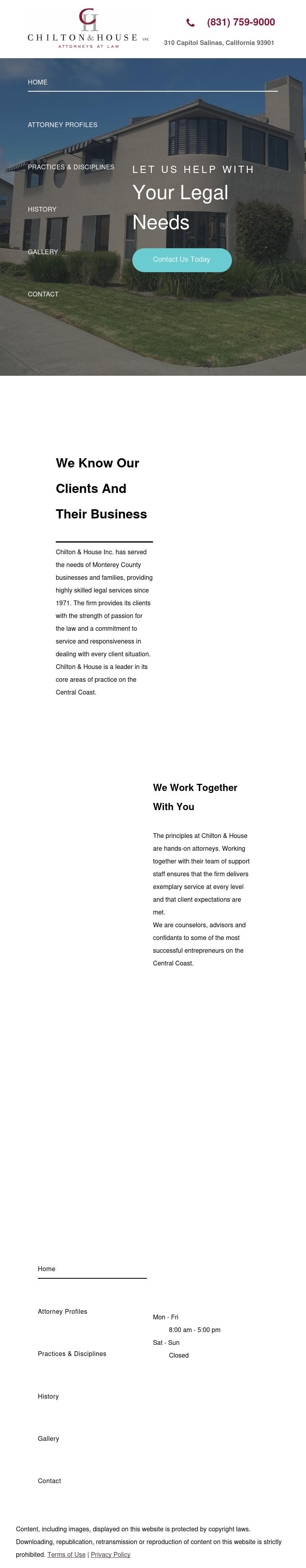 Chilton & House Inc. - Salinas CA Lawyers