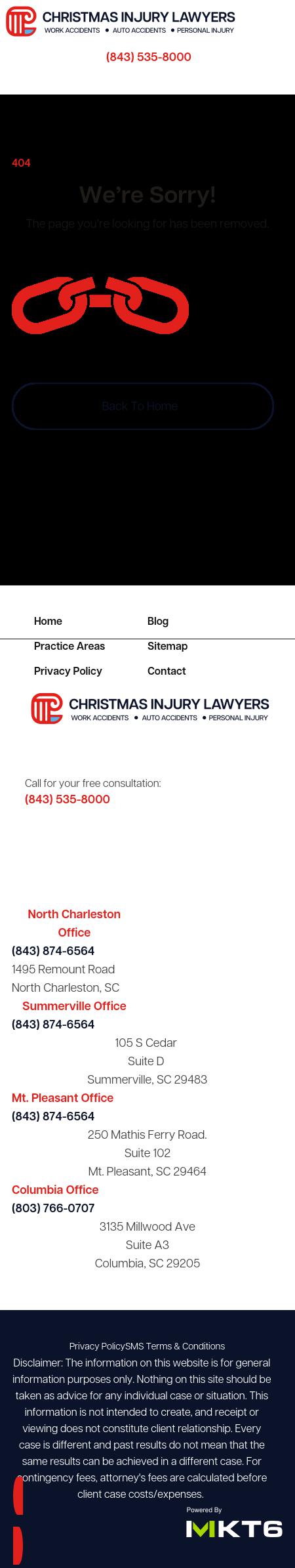 Christmas Injury Lawyers - Columbia SC Lawyers