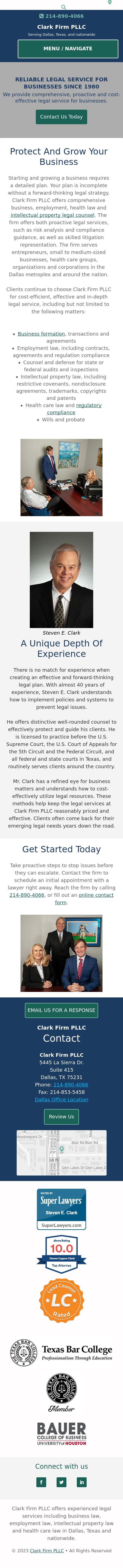 Clark Firm PLLC - Dallas TX Lawyers