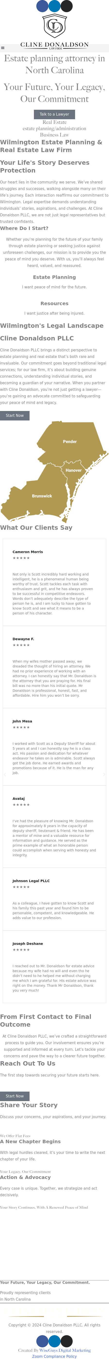 Cline Donaldson PLLC - Hampstead NC Lawyers