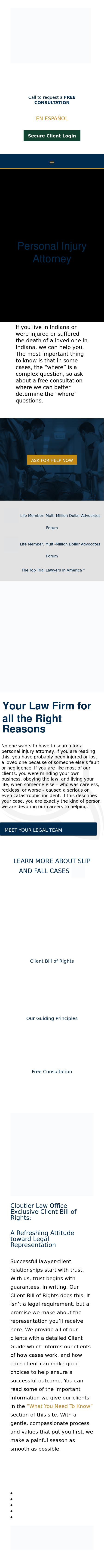 Cloutier Law Offices - South Bend IN Lawyers