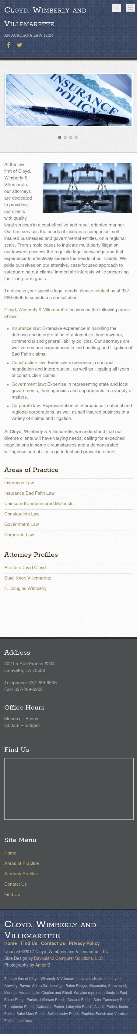 Cloyd Wimberly & Villemarette, L.L.C. - Lafayette LA Lawyers