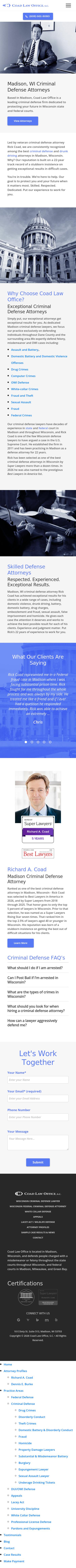 Coad Law Office, S.C. - Madison WI Lawyers