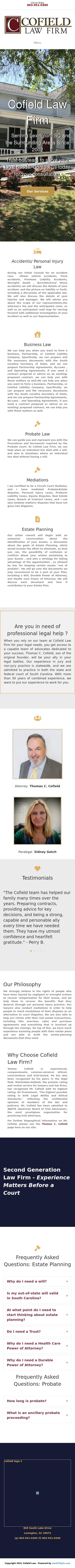 Cofield Law Firm - Lexington SC Lawyers