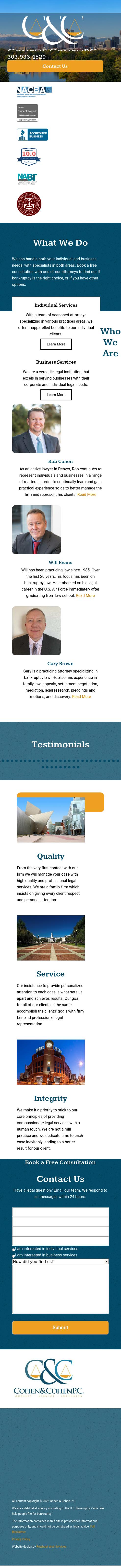 Cohen & Chohe PC - Denver CO Lawyers